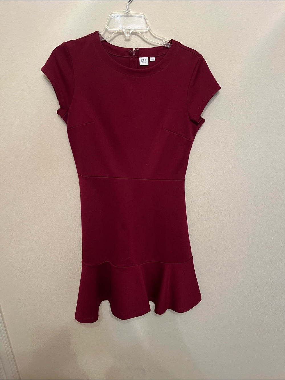 GAP Rose Red Crew Neck Dress